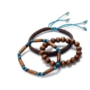 🍒NEW 3 STRAND BRACELET SET